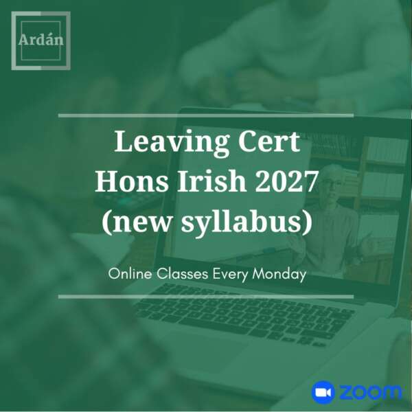 Leaving Cert Hons Irish 2027 ( new syllabus) class
